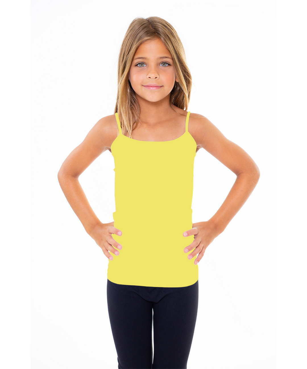 Girl's (7-10) Solid Full Cami
