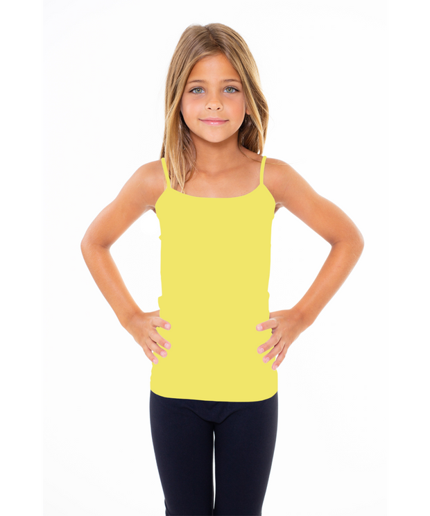 Girl's (7-10) Solid Full Cami