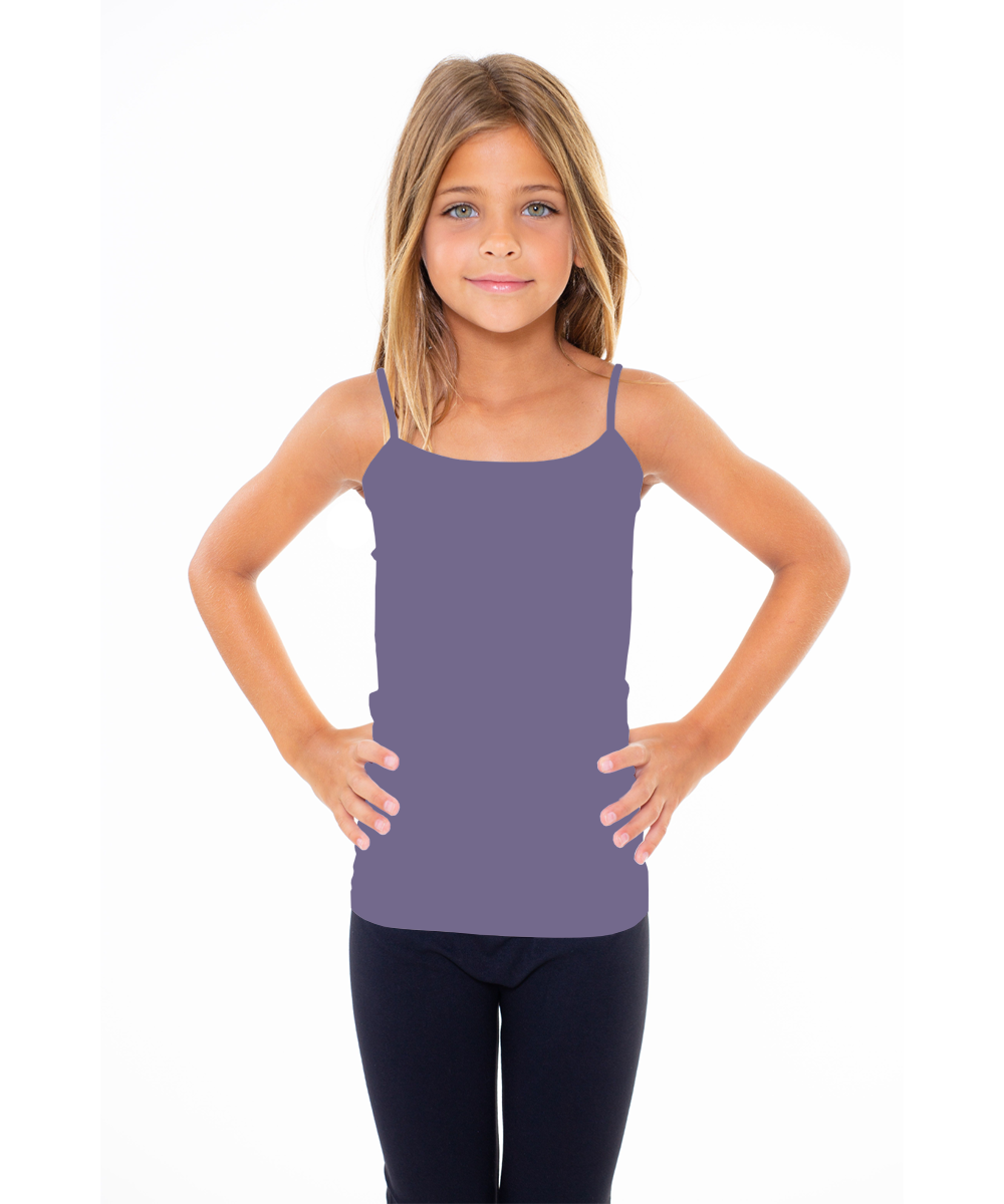 Girl's (7-10) Solid Full Cami