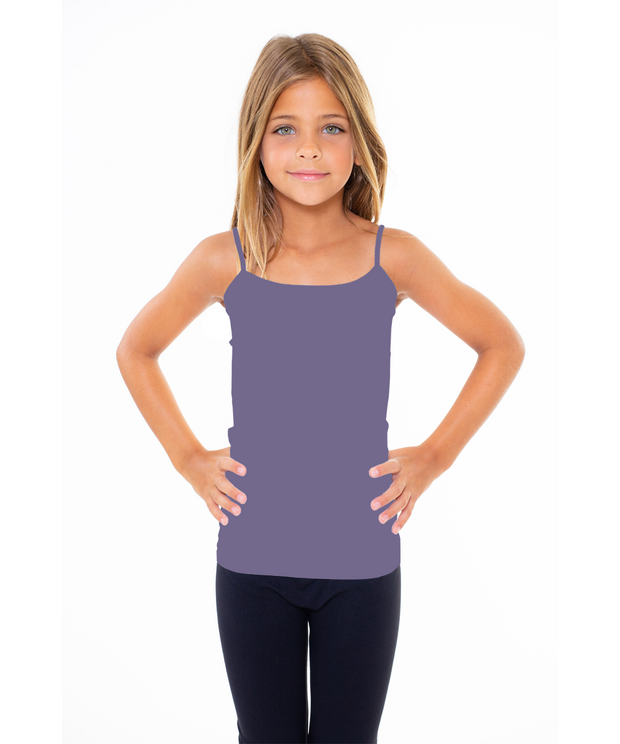 Girl's (7-10) Solid Full Cami
