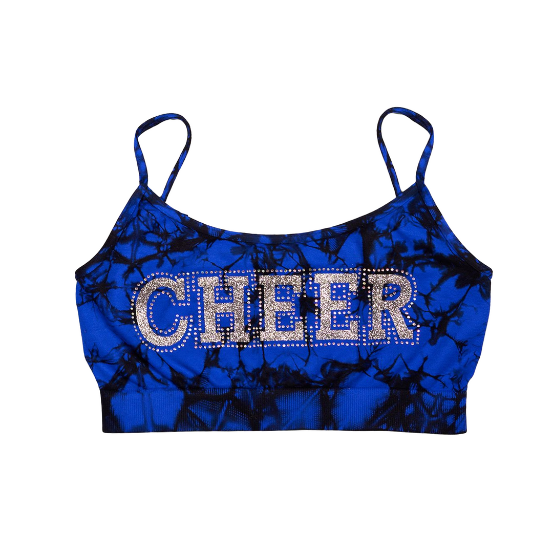 Little Girl's (4-6x) "CHEER" Tie Dye Bra Cami
