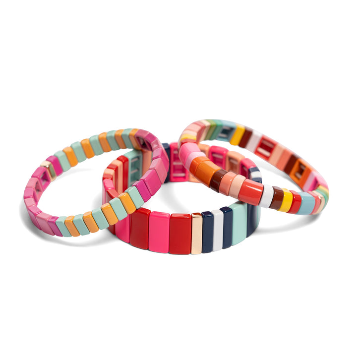Candy Stripe Bracelet Collection