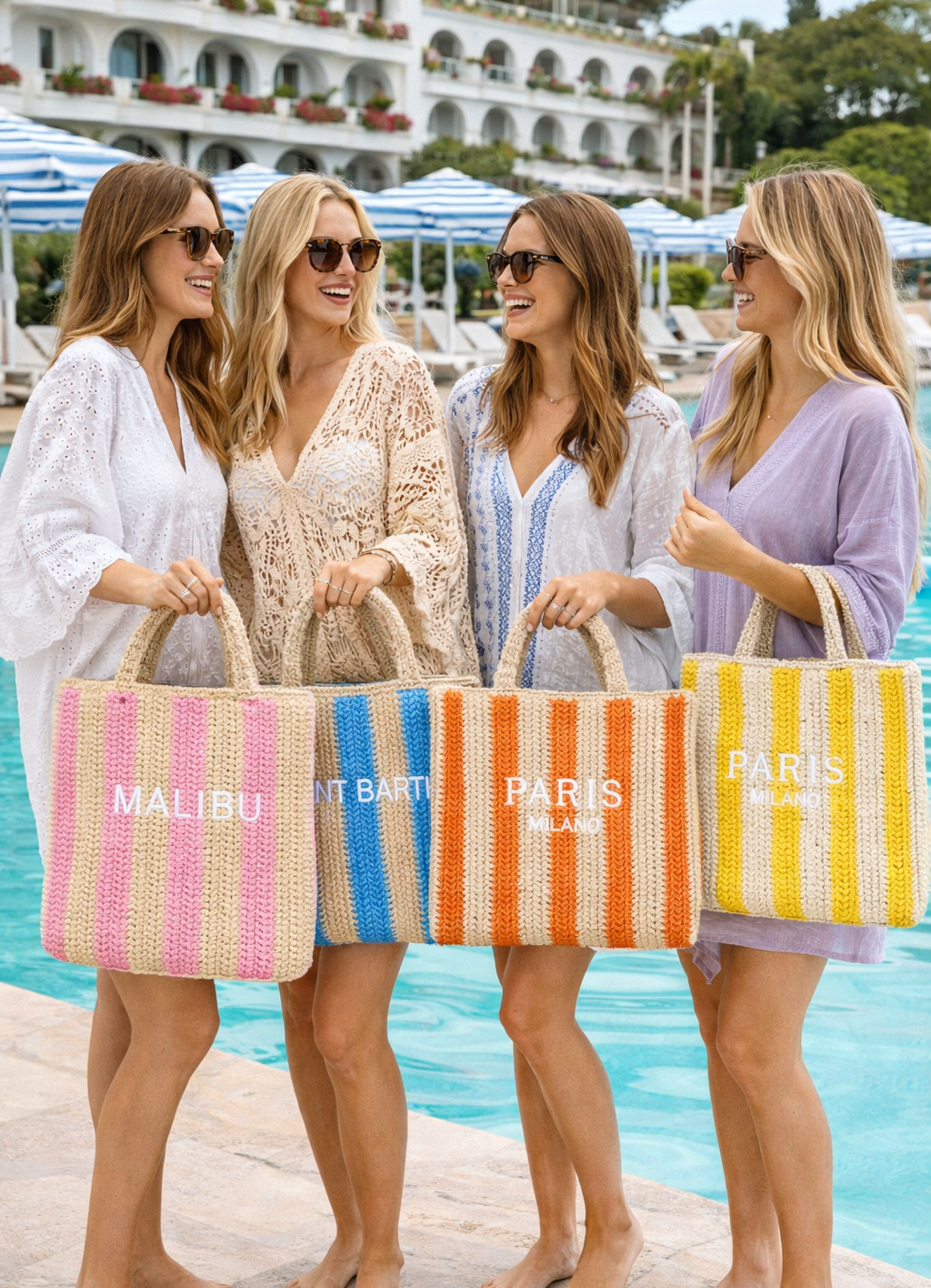 Raffia Beach Tote Bag