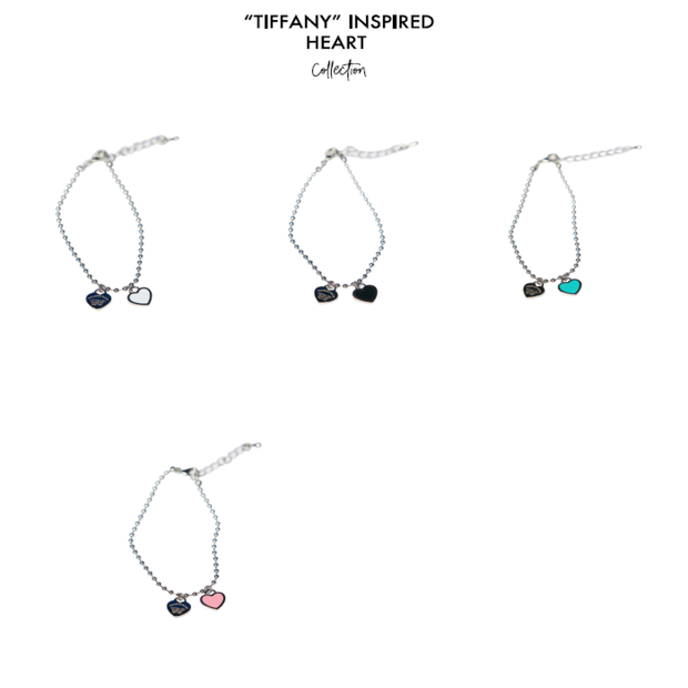 Tiffany Heart Inspired Bracelet Collection