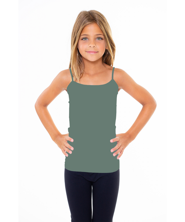 Girl's (7-10) Solid Full Cami