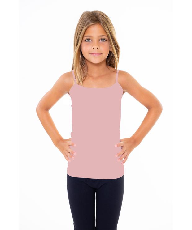 Girl's (7-10) Solid Full Cami