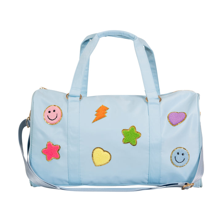 Nylon Duffel Bag w/ Assorted Patches
