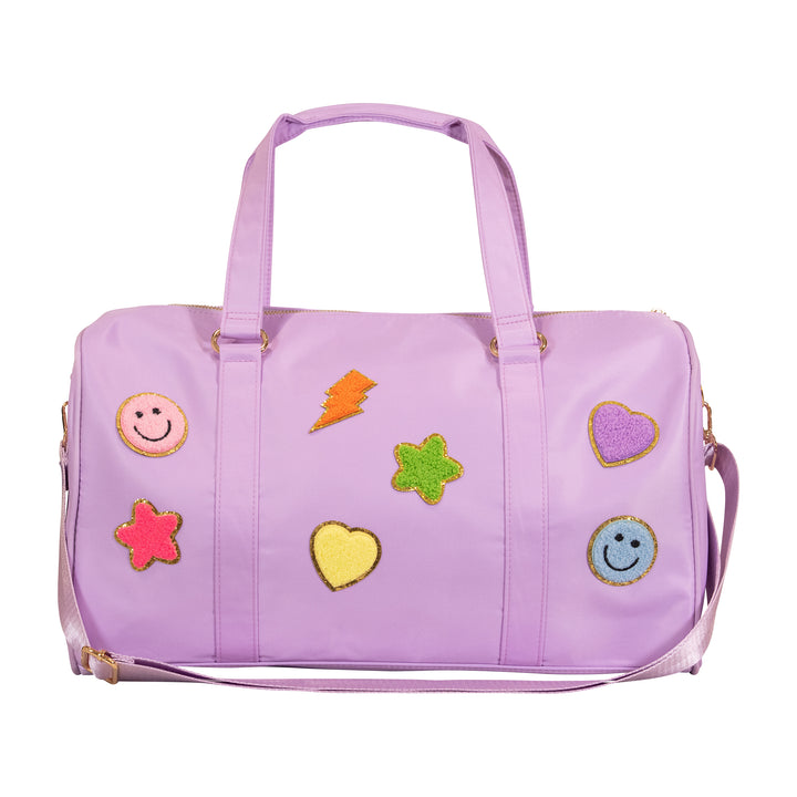 Nylon Duffel Bag w/ Assorted Patches