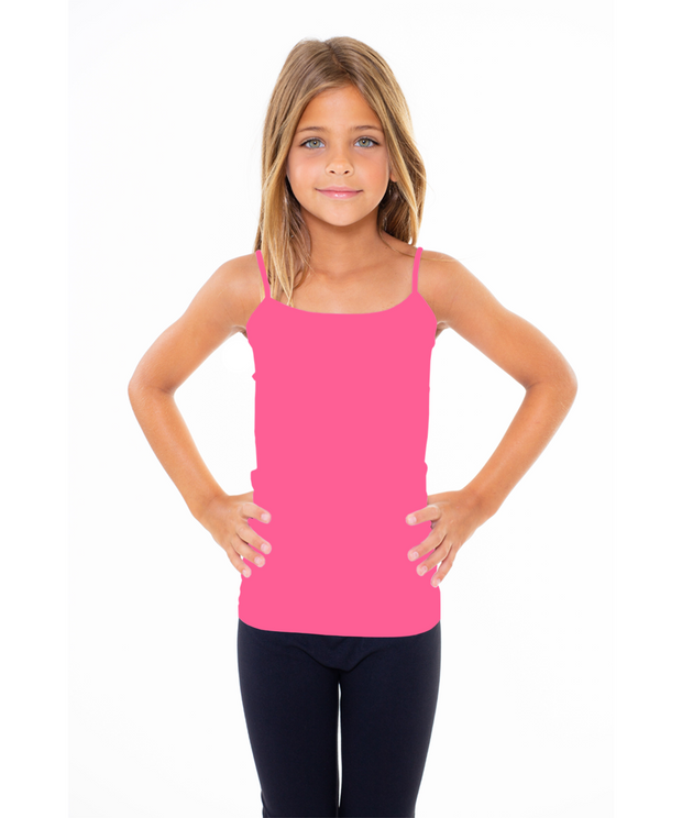 Girl's (7-10) Solid Full Cami