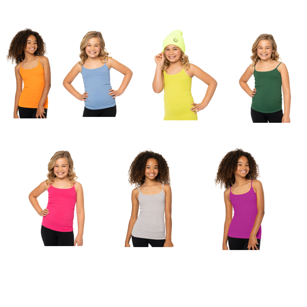 Girl's (7-10) Fall Color Palette - Solid Full Cami