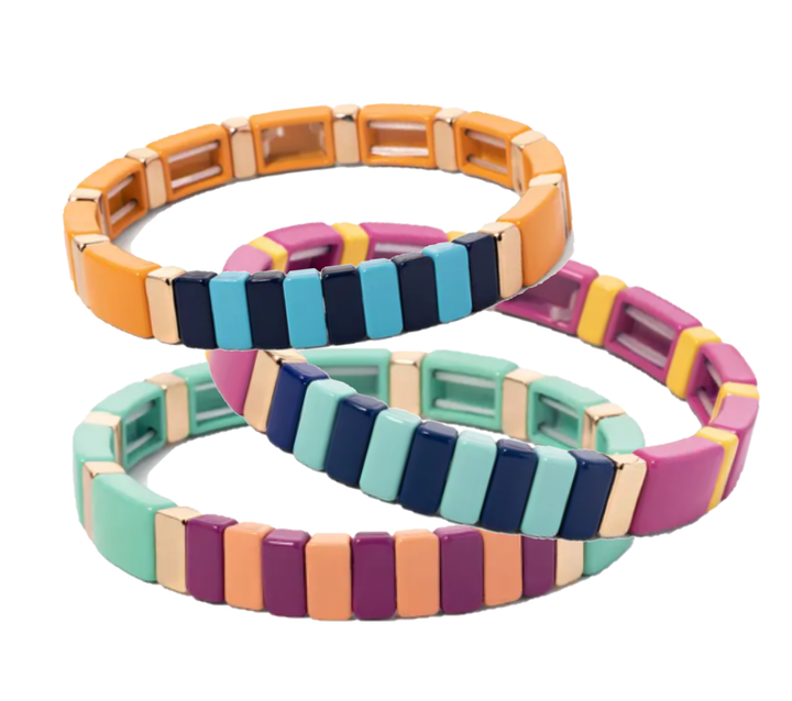 Fall Weekend Tile Bracelet Collection