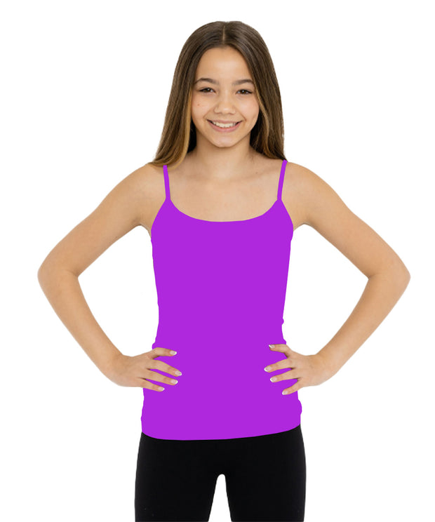 Girl's (10-14) Solid Full Cami