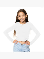 Girl's (8-12) The "Goes with Everything" Long Sleeve Top