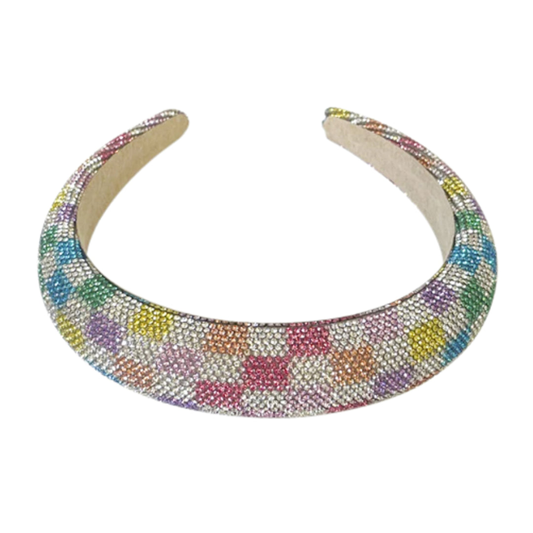 Rhinestone Checkered Headband