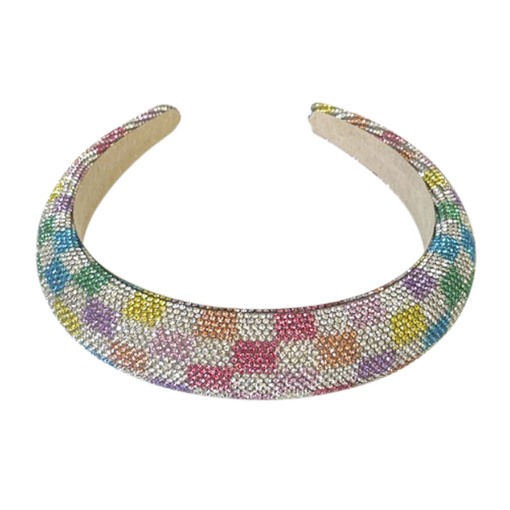 Rhinestone Checkered Headband