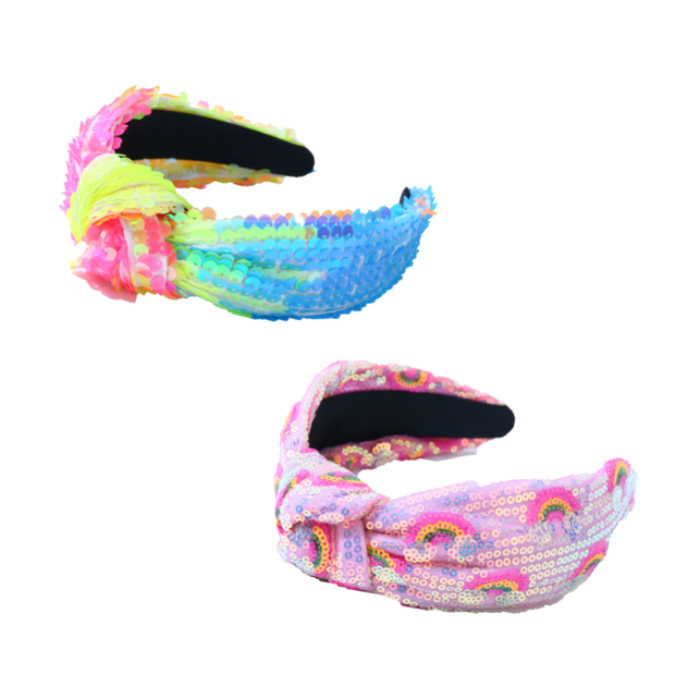 Knotted Sequin Headband