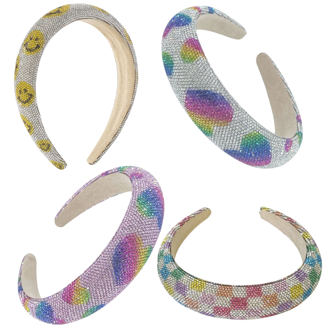 Rhinestone Heart Headband