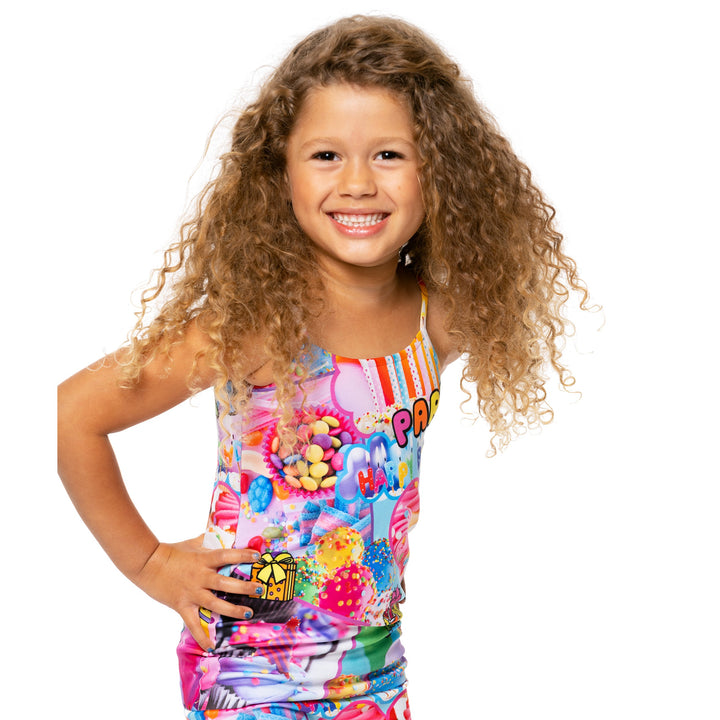 Little Girls (4-6x) Dani Kates It's My Birthday Full Cami