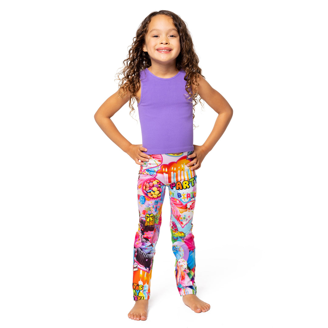 Little Girl's (4-7) Dani Kates It's My Birthday Leggings