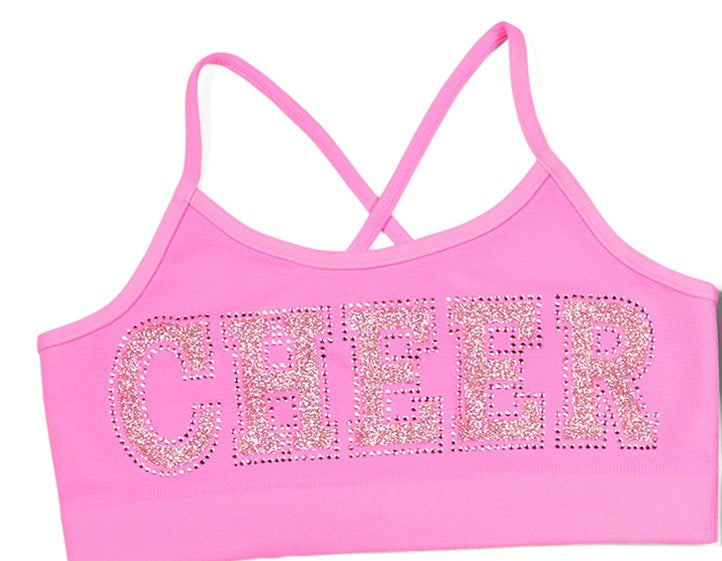 Little Girl's (4-6x) "CHEER" Bra Cami