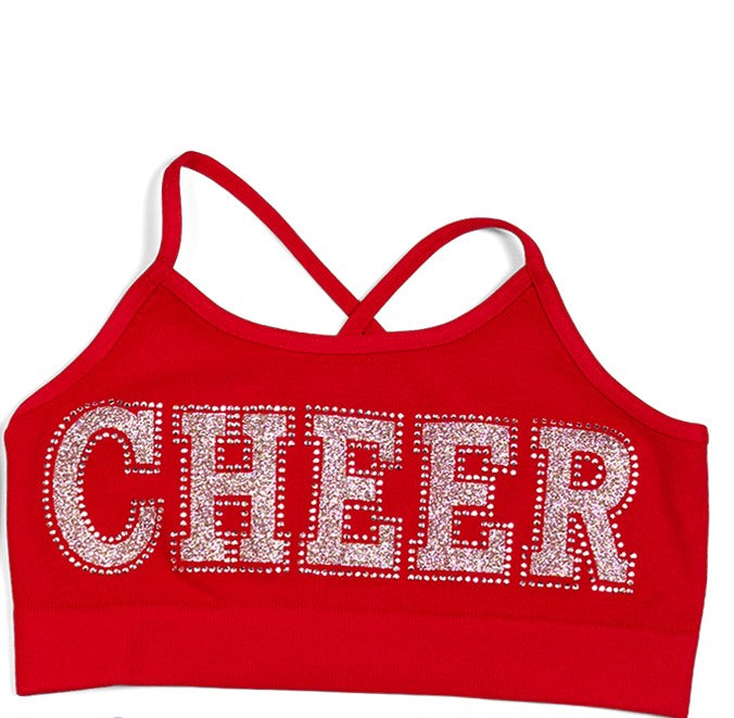 Little Girl's (4-6x) "CHEER" Bra Cami