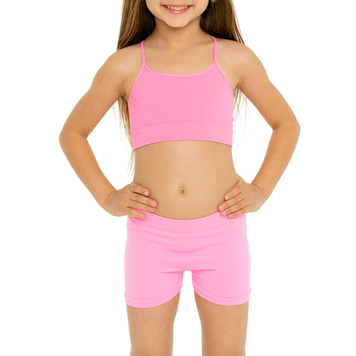 Little Girl's (4-7) Solid Boy Shorts