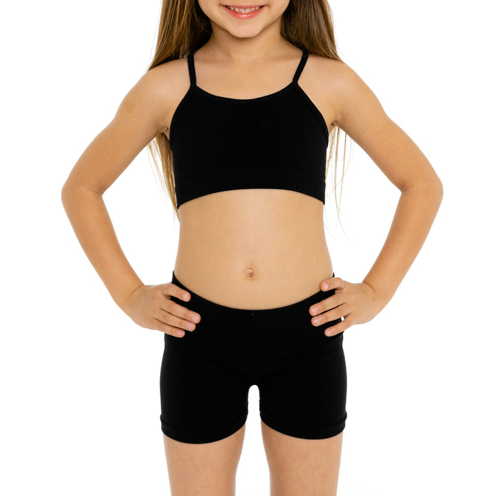 Little Girl's (4-7) Solid Boy Shorts