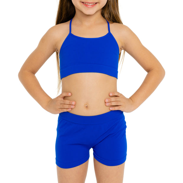 Little Girl's (4-6x) Solid Boy Shorts