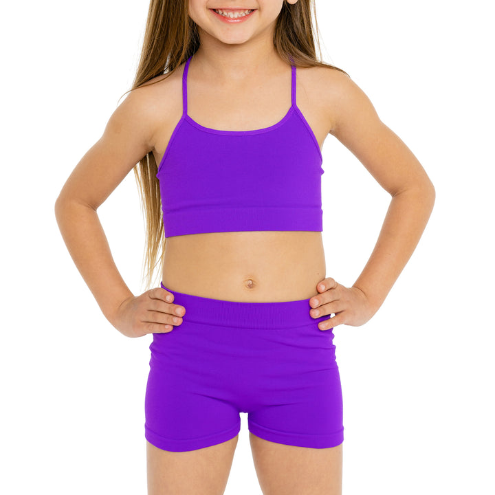 Little Girl's (4-7) Solid Boy Shorts