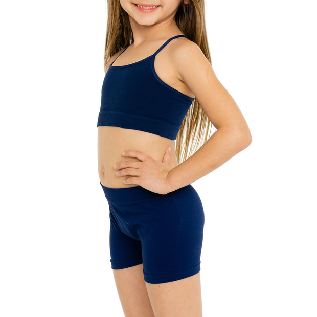 Little Girl's (4-6x) Solid Boy Shorts