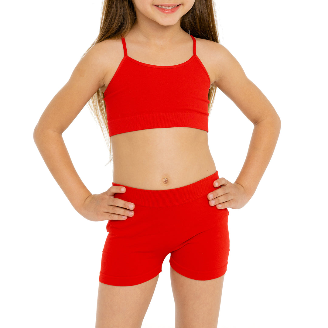 Little Girl's (4-7) Solid Boy Shorts