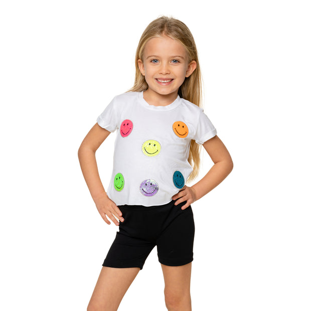 Solid Bike Shorts for Little Girls 4-6x