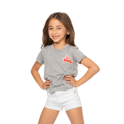 Little Girls (4-6x) Short Sleeve T-Shirt with Be Mine Patch