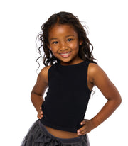 Little Girl's (4-7) Sleeveless Ribbed Top