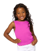 Little Girl's (4-7) Sleeveless Ribbed Top