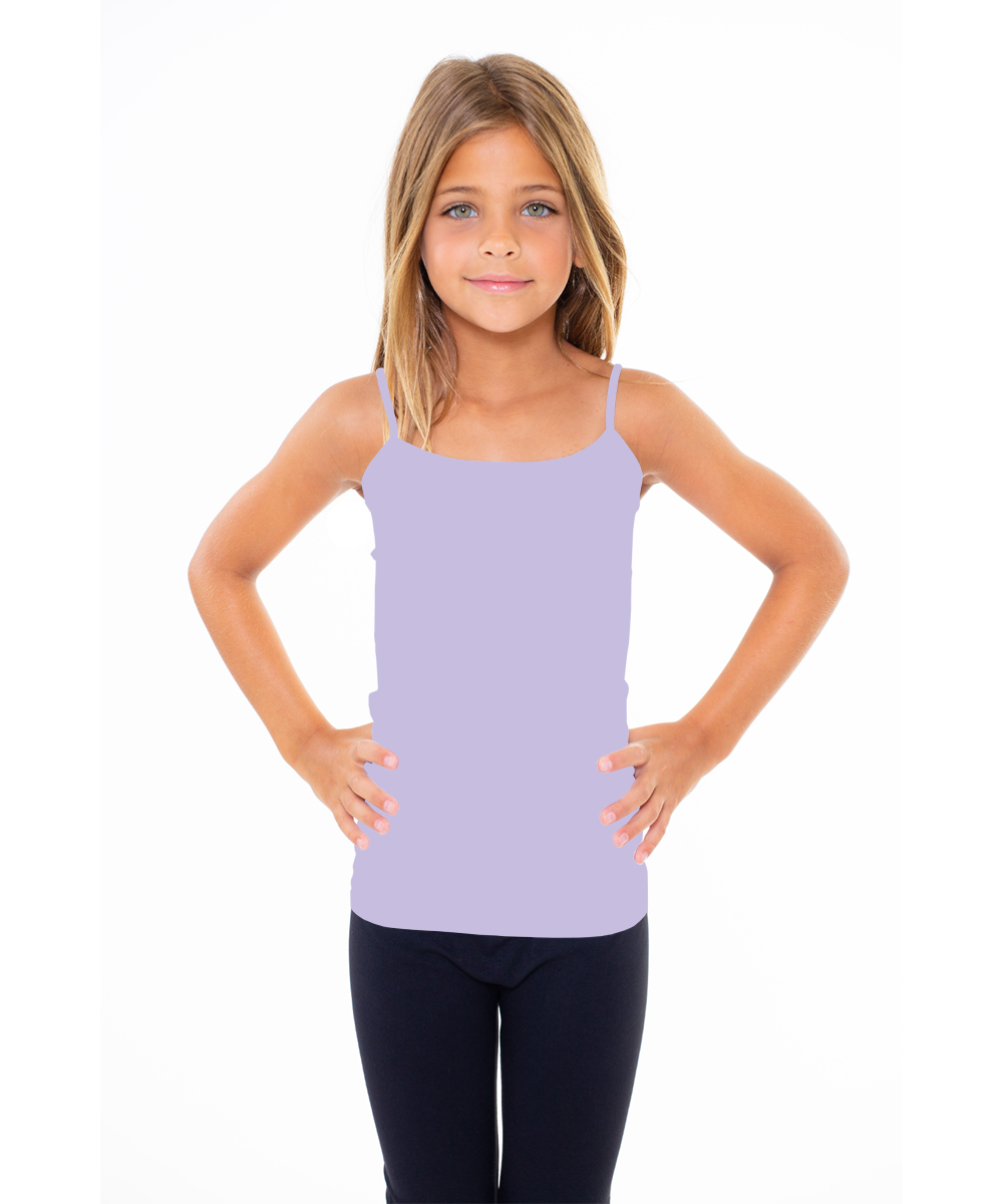 Girl's (7-10) Solid Full Cami