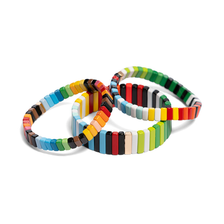 London Stripe Tile Bracelet Collection