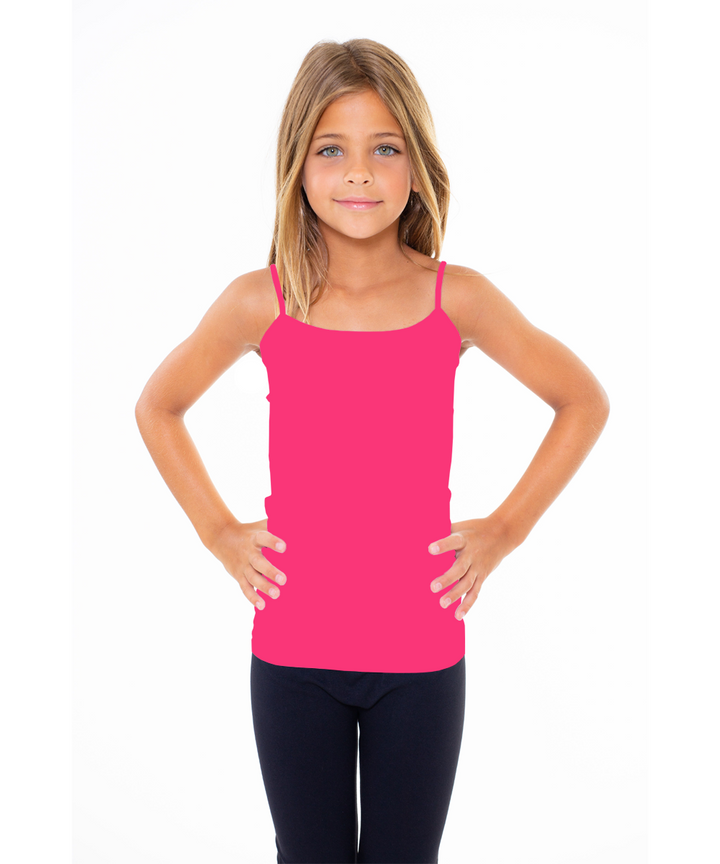 Girl's (7-10) Solid Full Cami