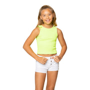 Girl's (8-12) Sleeveless Seamless Top