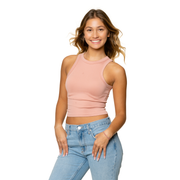 Girl's (8-12) Fall Color Palette - Sleeveless Seamless Top