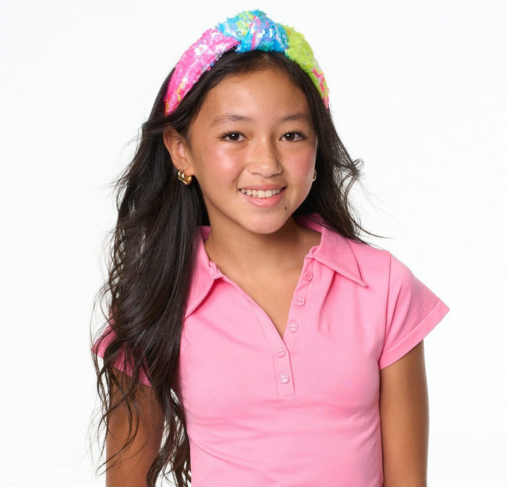 Knotted Sequin Headband