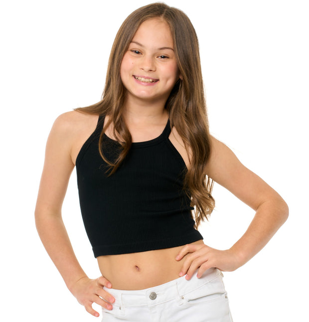 Girl's (8-12) Happiness Crop Tank Top