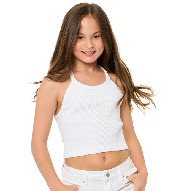 Girl's (8-12) Happiness Crop Tank Top