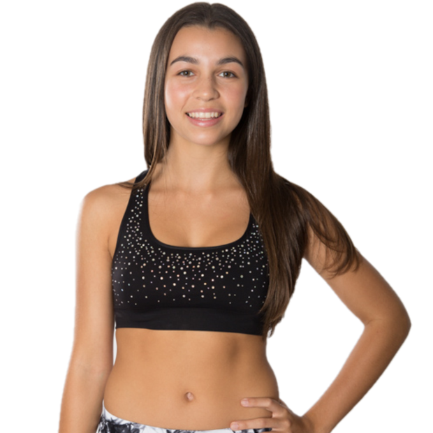 Bedazzled Sports Bra for Juniors