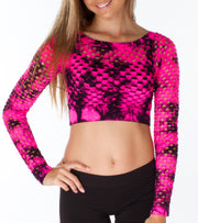 Girl's (8-14) Tie Dye Bianca Crop Top