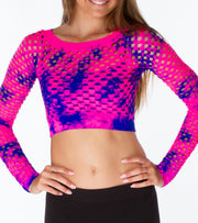 Girl's (8-14) Tie Dye Bianca Crop Top