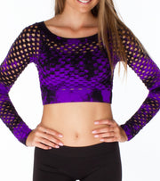 Girl's (8-14) Tie Dye Bianca Crop Top