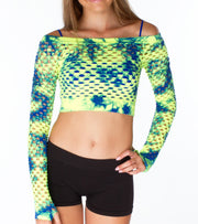 Girl's (8-14) Tie Dye Bianca Crop Top