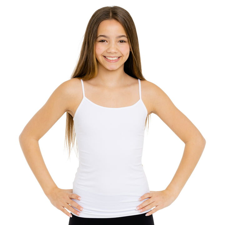 Girl's (10-14) Solid Full Cami