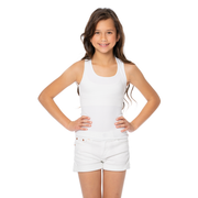 Girl's (10-14) Solid Racer Back Tank Top